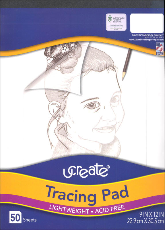 UCreate Tracing Pad 9" x 12" - 50 sheets