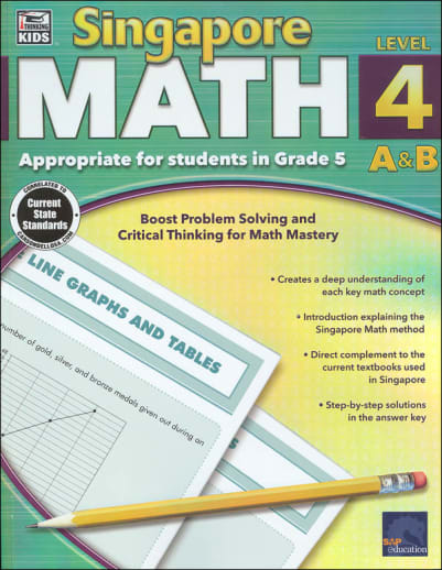 Thinking Kids Singapore Math: Grade 5 (Level 4)