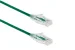Cat6 Slim Ethernet Patch Cable, Snagless, 15 ft, Green