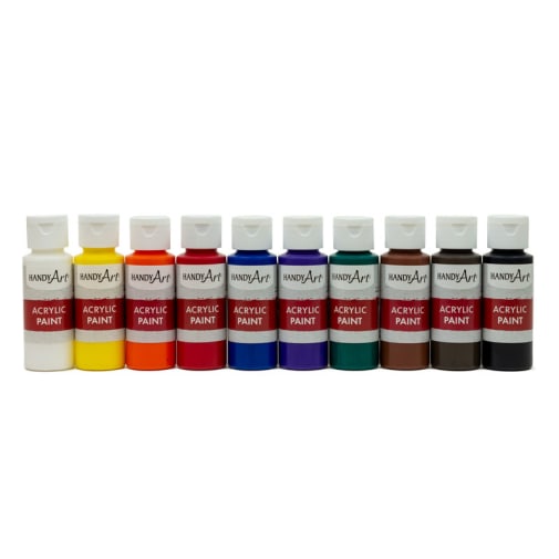 Set of 10 Acrylic Paints