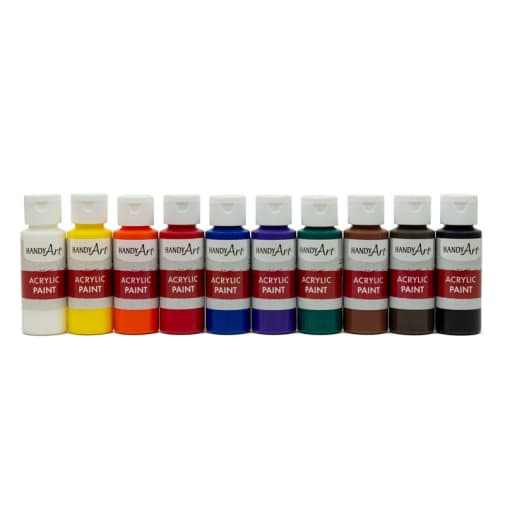 Set of 10 Acrylic Paints