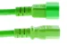 AC Power Cord, C13 to C14, 14 AWG, 4ft, Green