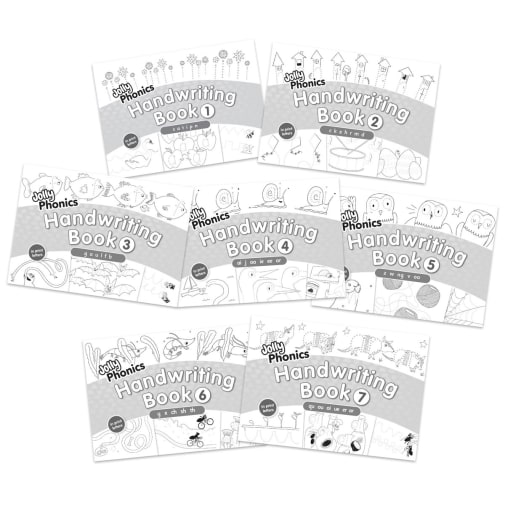 Jolly Phonics Handwriting Books (set of books 1-7)