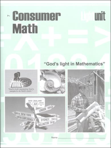 Consumer Math LightUnit 7