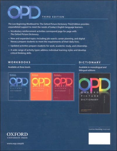 Oxford Picture Dictionary: Low-Beginning Workbook 3rd Edition