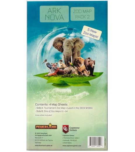 Ark Nova Zoo Map Pack 2 Expansion