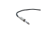 Audio Cable XLR3 Male to 1/4in TRS Stereo Male, Nickel Plated, Balanced Audio, Black, 100Ft