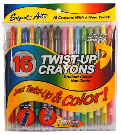 Twist-Up Crayons - Set of 16