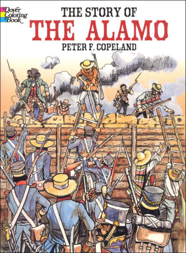 Story of the Alamo Coloring Book