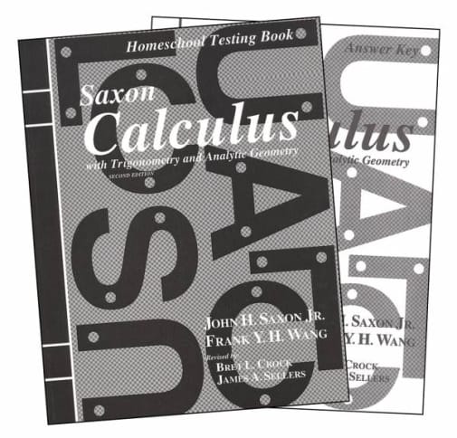 Saxon Calculus 2nd Edition Answer Keys and Tests