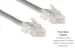 Cat6 Ethernet Patch Cable, Non-Booted, UTP, 7 ft, Gray