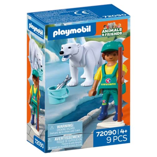 Playmobil Animals & Friends Polar Bear Zookeeper