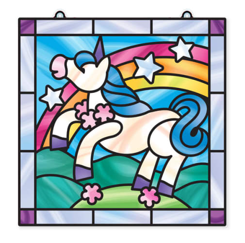 Melissa & Doug Stained Glass Made Easy - Unicorn