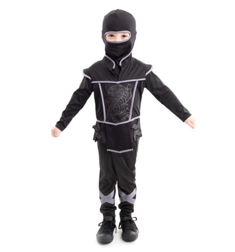 Little Adventures Ninja Dress Up Set, Size M (Ages 3-5)