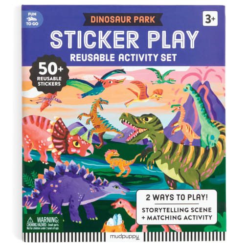 Dinosaur Park Sticker Play Reusable Activity Set