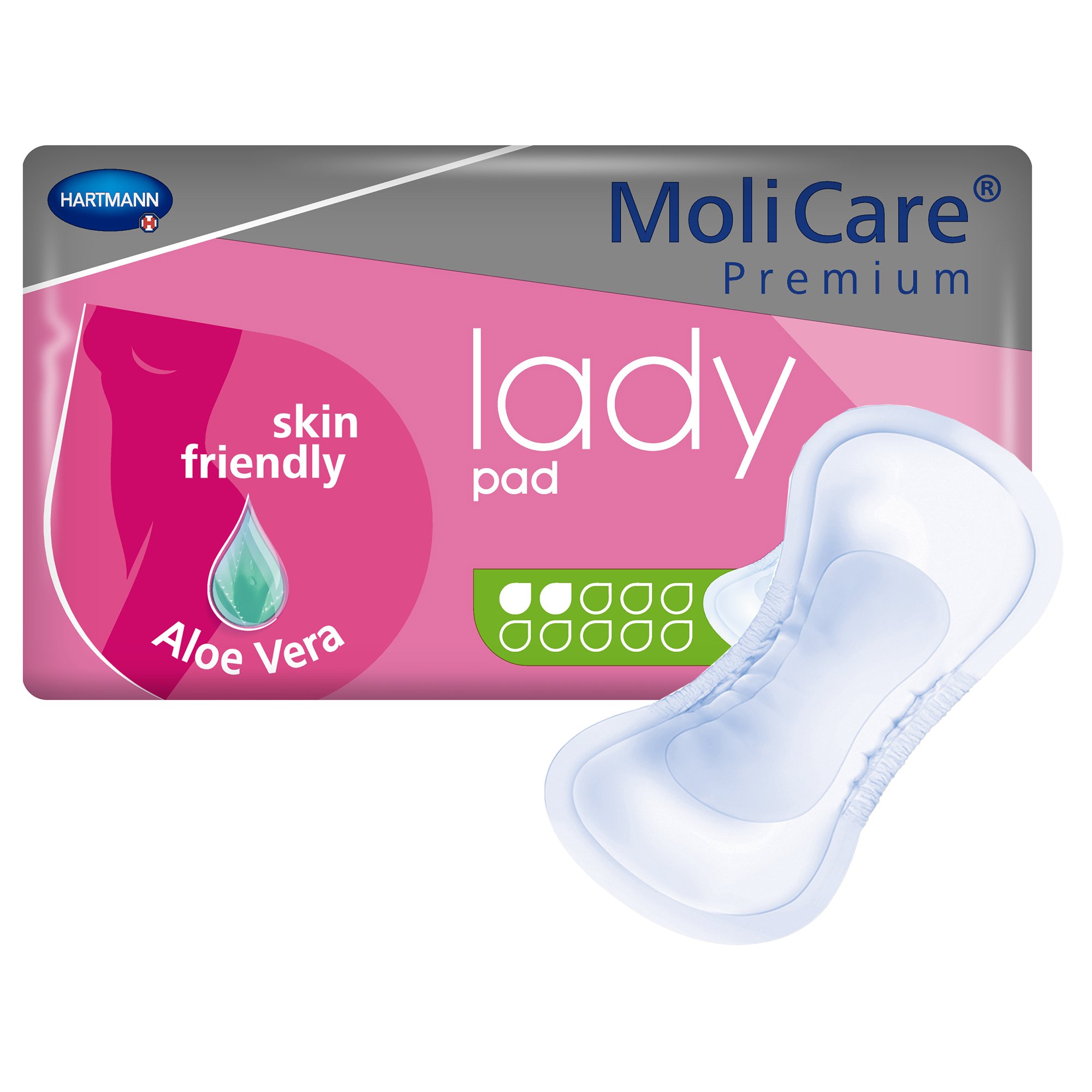 MoliCare Premium Lady 2 Drop Absorbency Bladder Control Pads MK 1127660