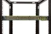 Gruber 19in, 23in, 30in Rack Mount Adjustable Rails, Black.