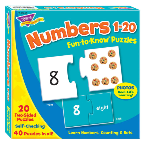 Fun-to-Know Puzzles - Numbers 1-20