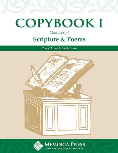 Memoria Press Copybook 1: Scripture & Poems
