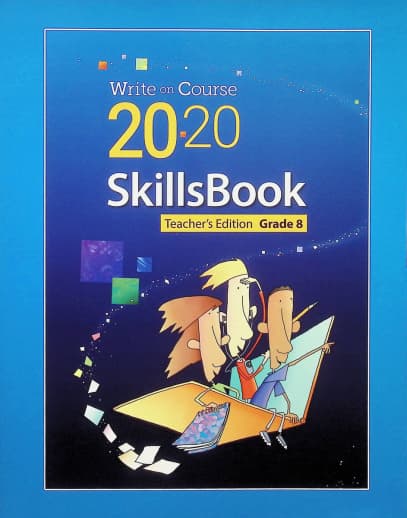 Write on Course 20-20 SkillsBook Grade 8 Teacher Edition
