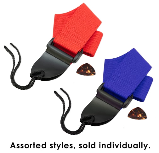 Guitar Strap w/ Pick (Assorted Colors)