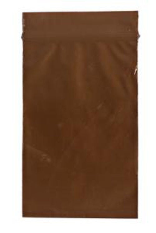 Reclosable UV Protection Bag 2 X 3 Inch Plastic Amber Zipper Closure MK 405312