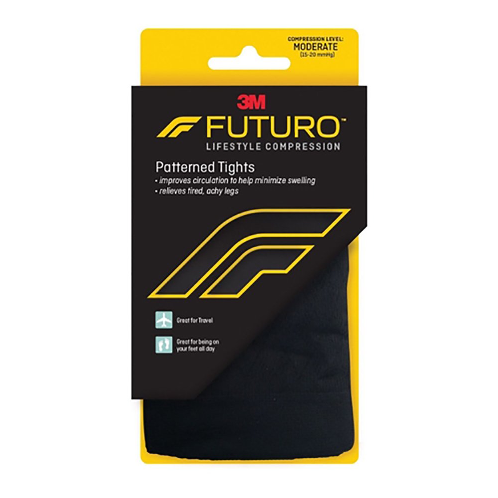 3M Futuro Pattern Compression Pantyhose, Medium MK 1158348