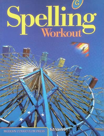 Spelling Workout 2001 Level G Student Edition