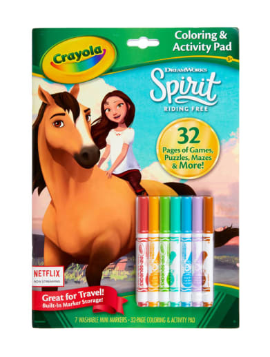Crayola Coloring & Activity Pad with Markers - Spirit