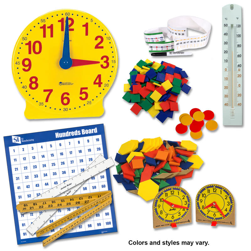 Manipulative Kit 3 (Basic Plastic Pattern Blocks, Optional Items)