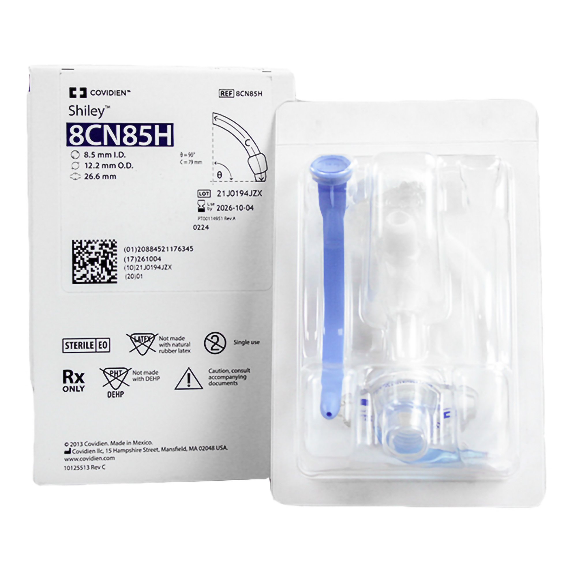 Shiley Flexible Tracheostomy Tube, Cuffed, Size 8.5 MK 972092