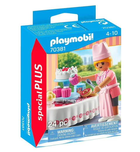 Playmobil Baker with Dessert Table