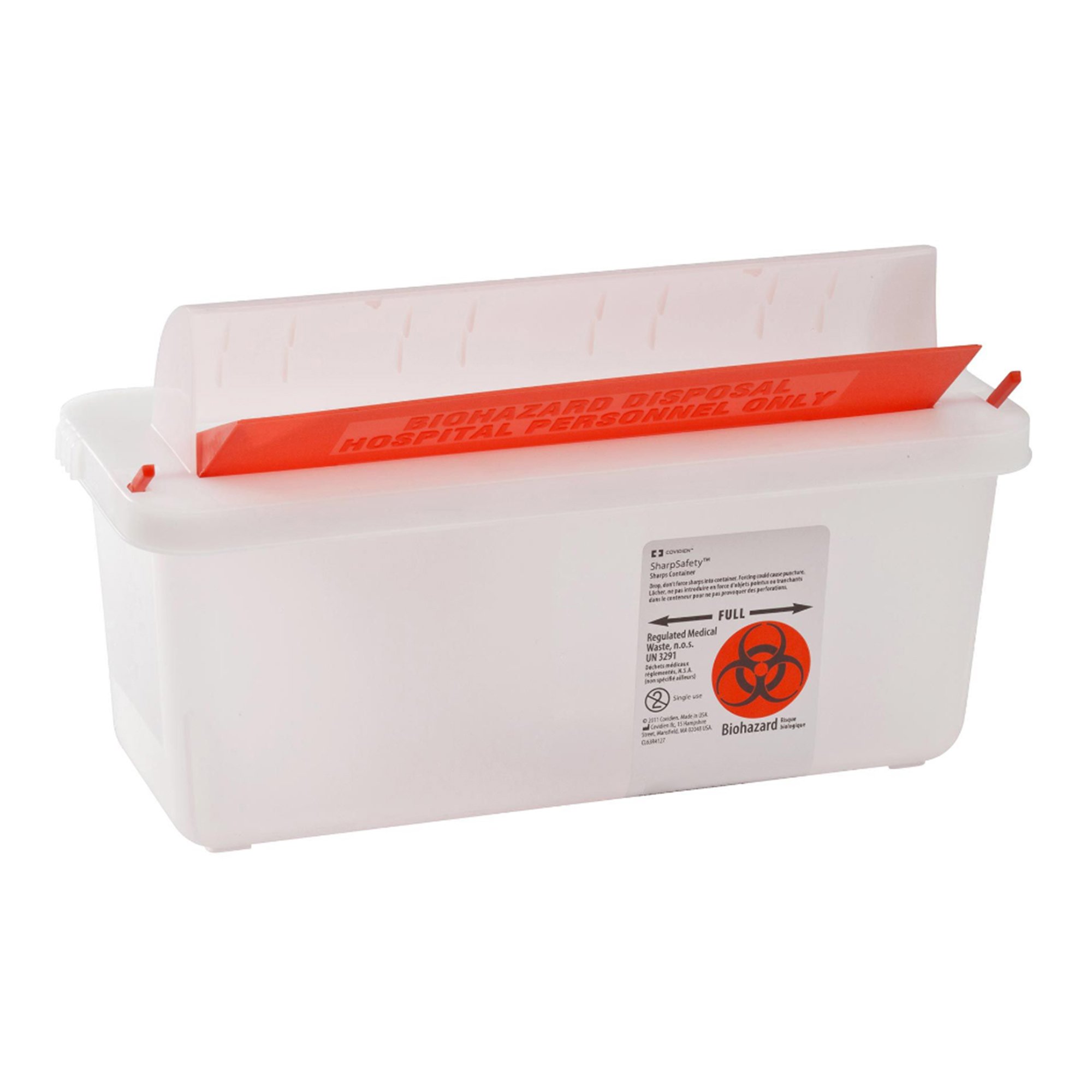 In-Room Multi-purpose Sharps Container, 1.25 Gallon, 11 x 10 x 4 Inch MK 168059