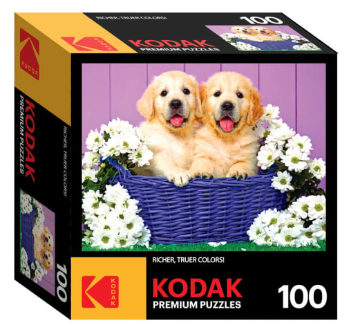 Kodak Puppy Basket Puzzle (100 piece)