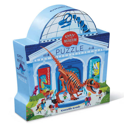 Day at the Dinosaur Museum Puzzle (48 pieces)