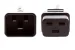 AC Power Cord, C20 to C19, 14 AWG, 6ft, Black