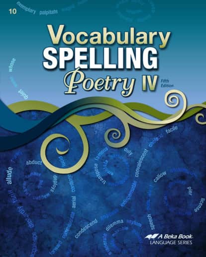 Abeka Vocabulary, Spelling, Poetry IV Student Book
