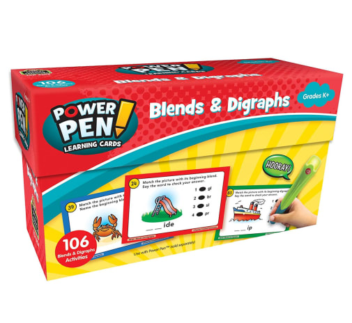 Power Pen Learning Cards - Blends & Digraphs