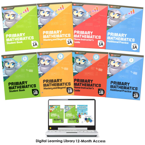 Primary Math 2022 Grade 1 Full-Year Set & Digital Learning