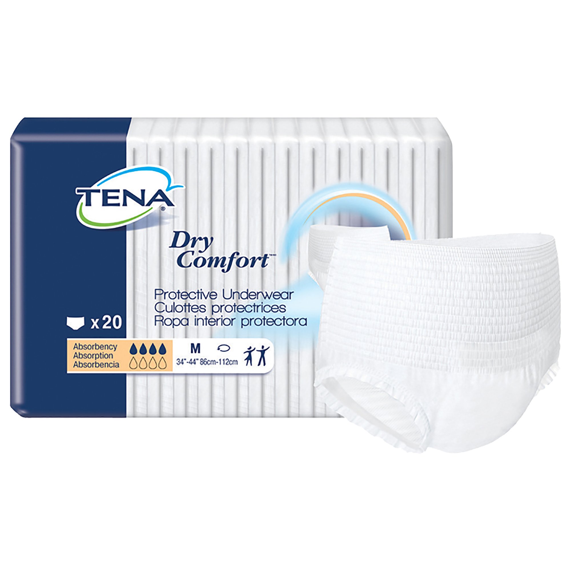 Tena Dry Comfort Absorbent Underwear, Medium MK 959412
