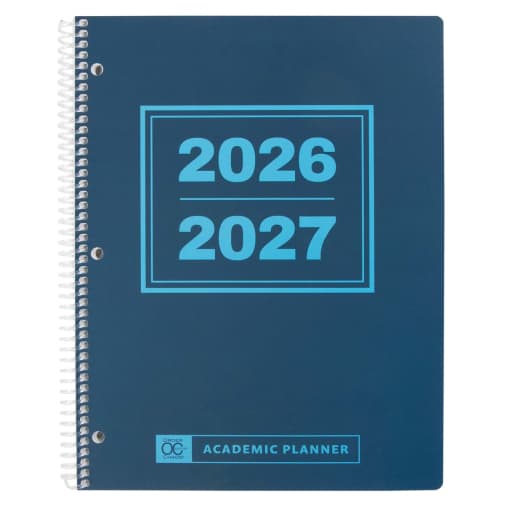 Academic Planner - Letter Size: Deep Focus July 2026 - June 2027