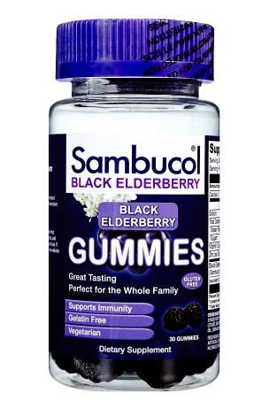 Sambucol Black Elderberry Gummies MK 1130013