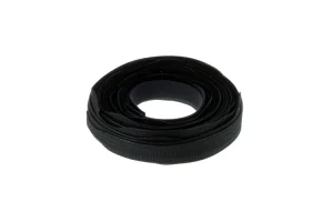Velcro Qwik Tie Roll, 3/4in x 8in, Qty 100, Black