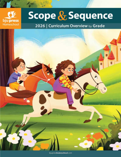 BJU Press Scope & Sequence Homeschool 2026 by Grade