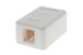 Keystone Surface Mount Box | 1 Port | White | KEYSURFBOX-1-WH