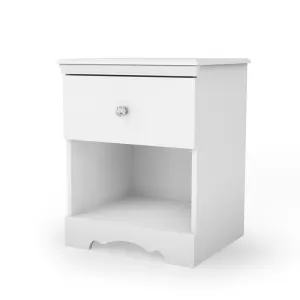 1-Drawer Nightstand - End Table with Storage