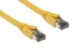 Cat8 Ethernet Patch Cable, Shielded, 40Gbps, Snagless, 50 ft, Yellow