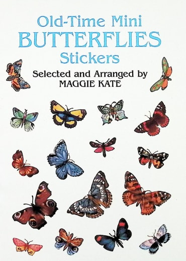 Old-Time Mini Butterflies Stickers