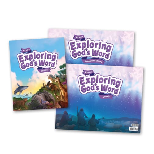BJU Press Bible K5 Exploring God's Word Home School Kit 1st Edition