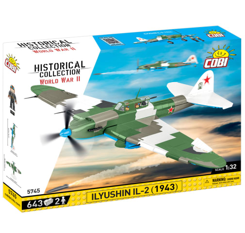 COBI Ilyushin IL-2 1943 Shturmovik Attack Plane - 643 pieces (World War II Planes)